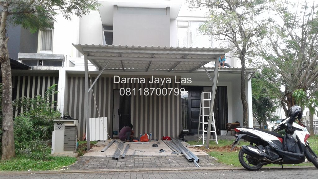 Harga Bikin Kanopi Baja Ringan Rajeg