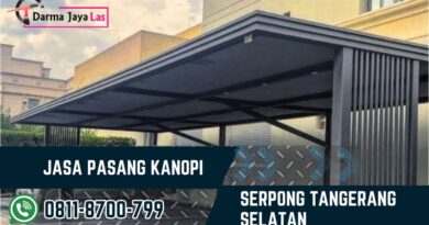 jasa pasang kanopi serpong tangerang selatan